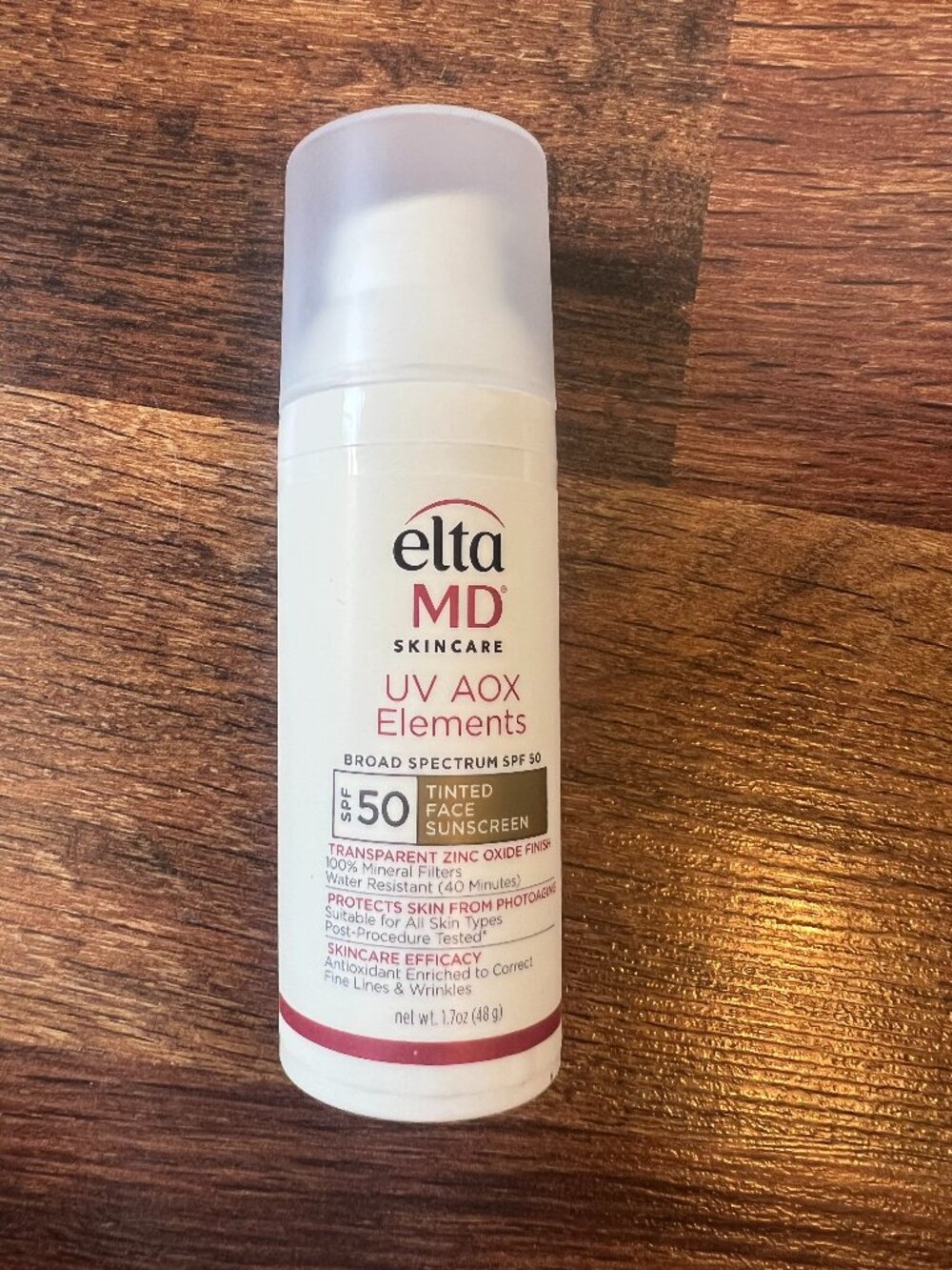 EltaMD UV AOX Elements SPF 50 Tinted Sunscreen